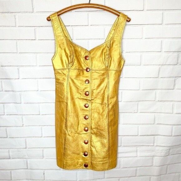 FREE PEOPLE Goldie Mini Dress NWT - Picture 2 of 9